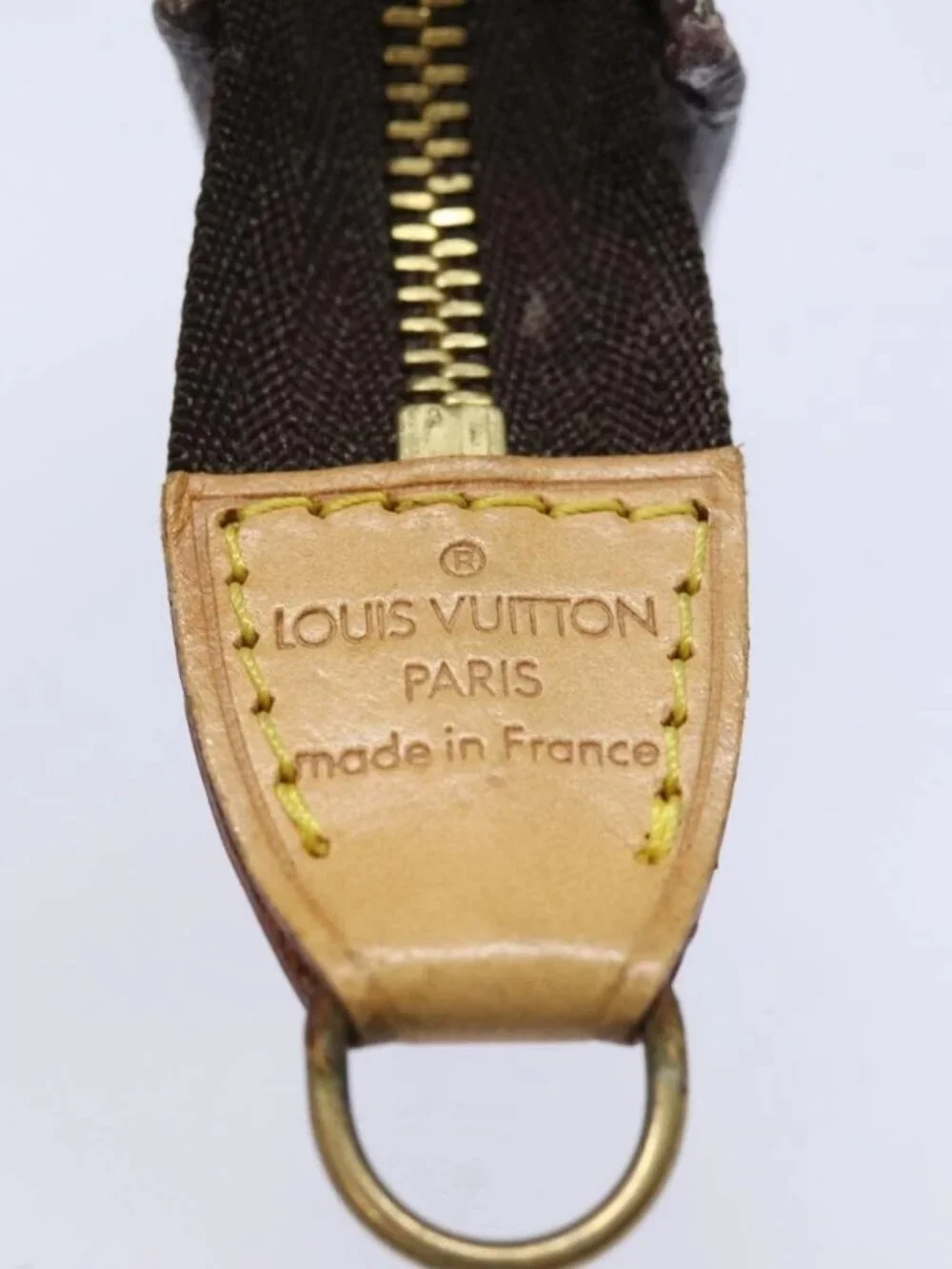 LOUIS VUITTON Monogram Bucket PM Accessory Pouch LV Auth